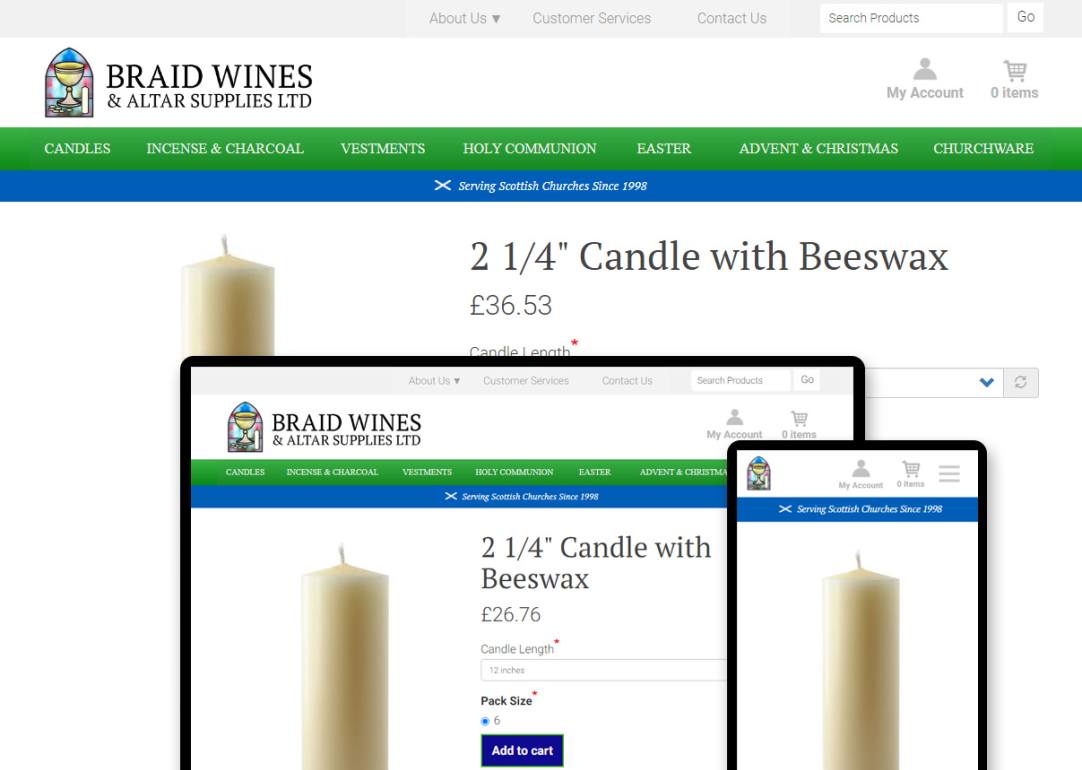 Simple ecommerce site