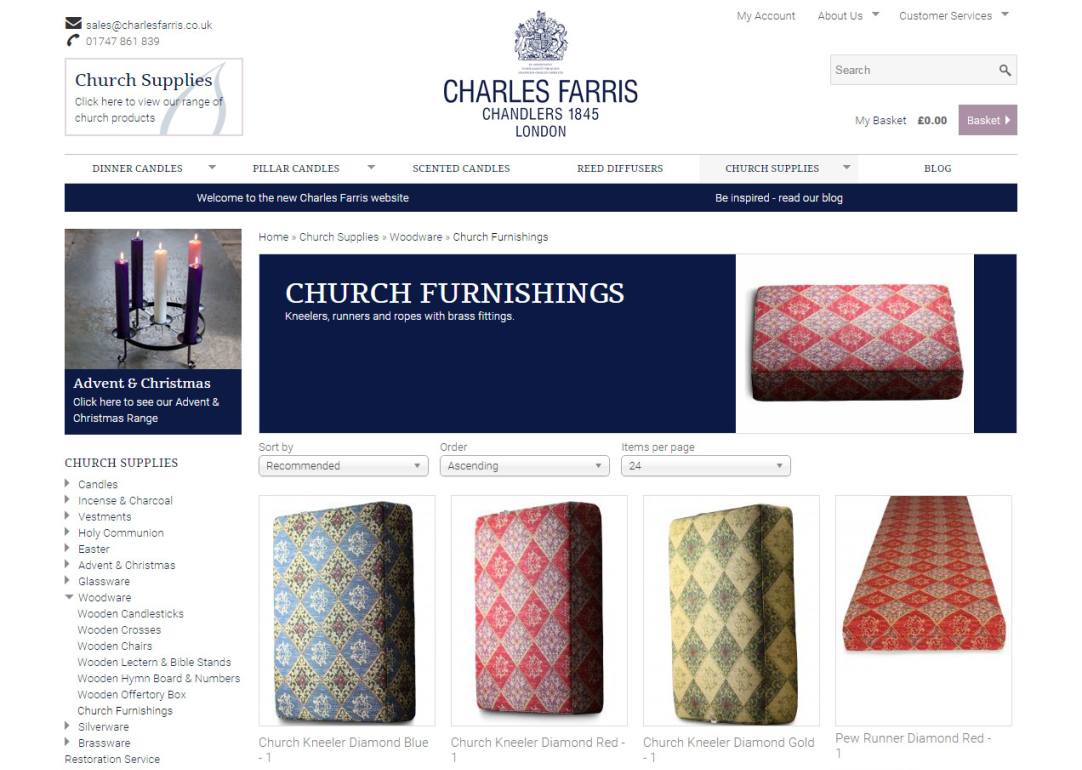 Wiltshire company e-commerce website