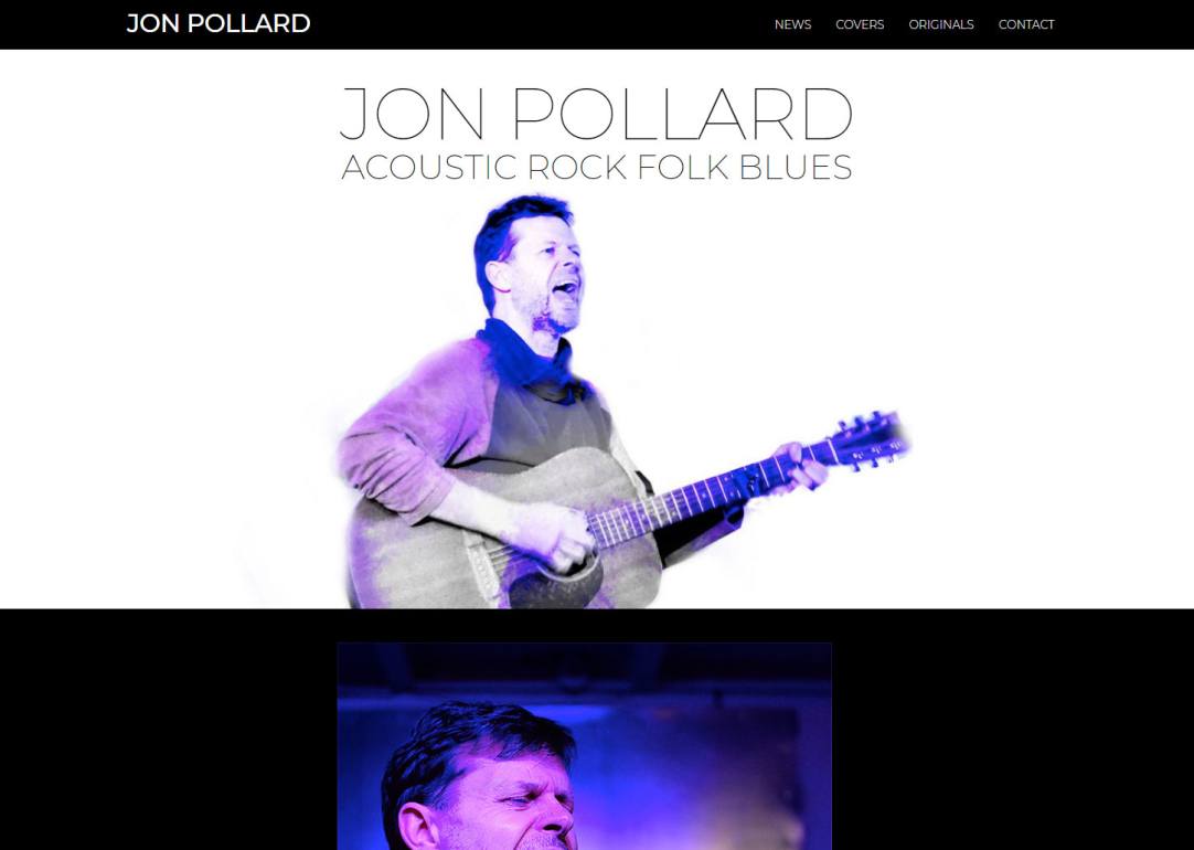 website for local musician