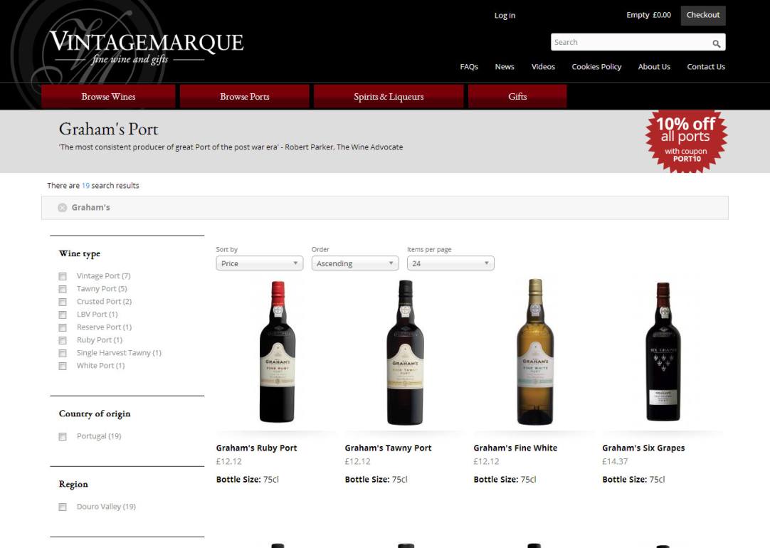 Drupal + Drupal Commerce website