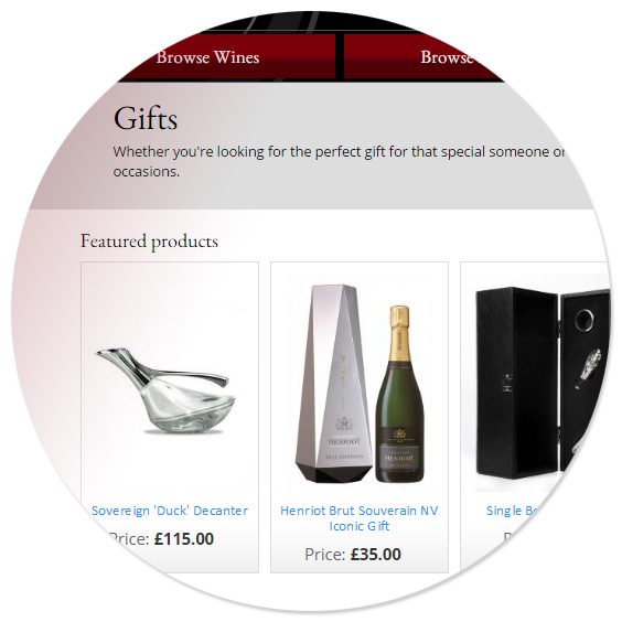 E-commerce website design